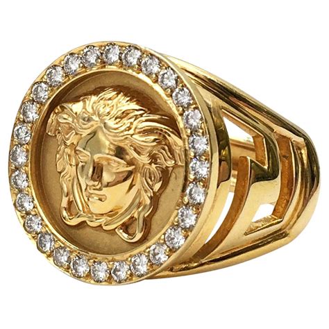 versace echt gold ring|versace ring price.